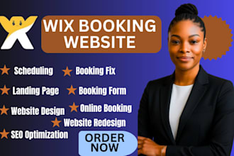 do wix booking website landing page website design real estate landing page SEO