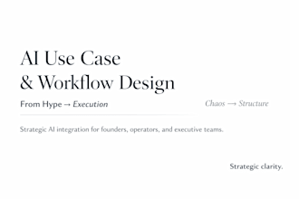 design ai workflows and use cases tailored to your business