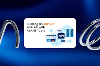develop asp net core web api or full stack web application