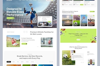 football academy website coach, soccer, basketball cricket, hockey sport website