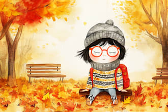 illustrate children story book illustration and children book illustration