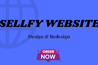 do sellfy website design and redesign website