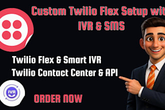 build a custom twilio flex contact center with IVR and SMS automation