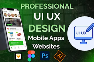 do clean professional web landing page UI UX design figma