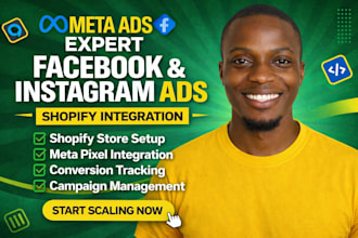 setup manage meta facebook and instagram ads with shopify pixel integration