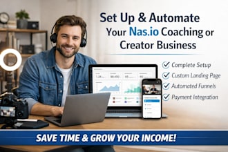set up and automate your nasio coaching or creator business
