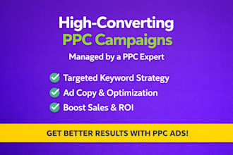 setup and manage PPC campaign as a google ads expert