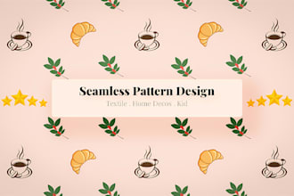 design seamless textile and fabric patterns