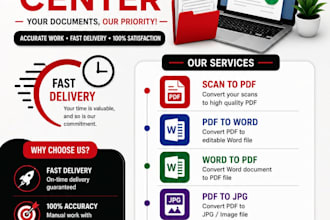 professional document conversion and design services