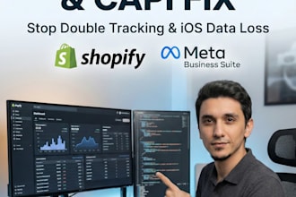 setup or fix shopify meta pixel, capi, and tracking