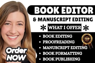 do a professional manuscript editing polish and critique