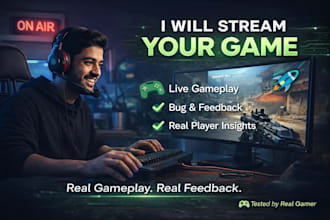 stream your game and provide precise gameplay feedback