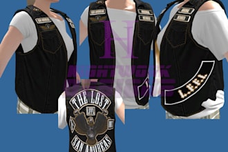 create a custom biker mc clothing pack