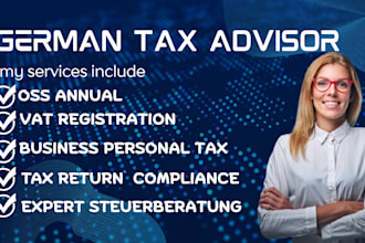 do german vat registration oss annual tax return for amazon esty german store