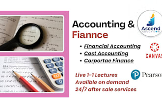 be your financial accounting and finance tutor online