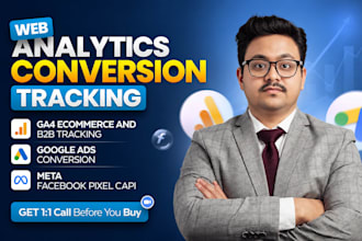 install facebook pixel, google analytics, conversion API