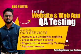 do professional QA software testing and provide a detailed bug report