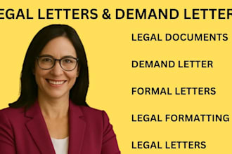 draft a demand letter or cease and desist letter as a US lawyer