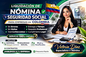 liquido nómina y seguridad social para empresas en colombia sin errores