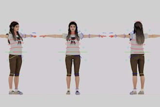 professionally model and rig your 3d character model in blender with ik fk