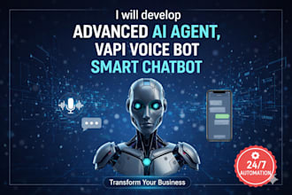 create advanced ai agent, retell and vapi voice ai and smart ai chatbot