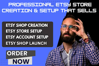create etsy shop setup, etsy store creation create etsy store setup