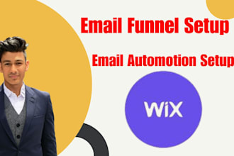 set up wix email funnel automotion email marketing for you