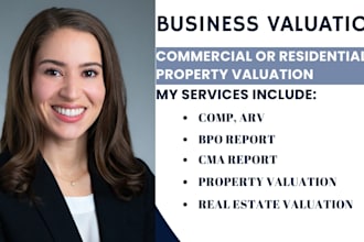 do accurate real estate valuation reports, arv, comps, commercial bpo