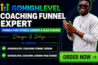 do gohighlevel coaching funnel gohighlevel coaching landing page, ai automation