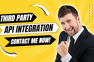 do third party API integration, rest API, stripe, shopify, wix API, PHP, webhook