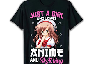 custom anime t shirt design