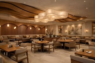 do restaurant interior design, retail store, lounge commercial interior design