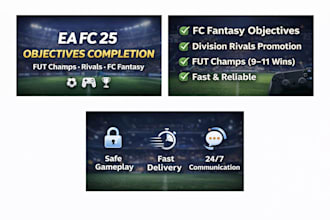 help you complete objectives , divisions , fut champs