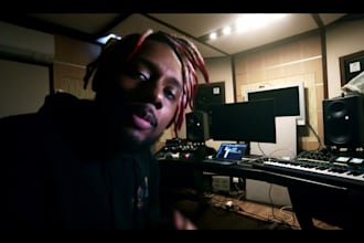 male rapper, rap vocals, rapper, rap feature, ghostwriter rap