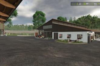 create a custom savegame and fully built farm for farming simulator 25