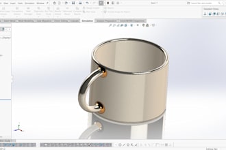 create industrial product design and 3d part modeling
