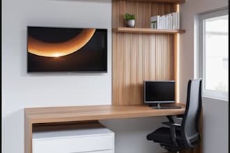 design 3d furniture with technical 2d plans and cutting list