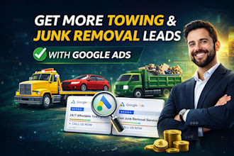 generate towing and junk removal leads with google ads ppc