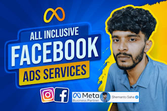 do facebook ads advertising campaign, fb or meta ads marketing