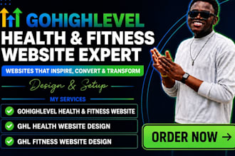do gohighlevel health and fitness website health website fitness website