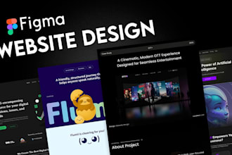 do figma website design, website ui ux design, ui ux design