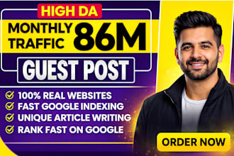 article publish and SEO guest post backlinks, premium guest post service
