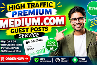 write and publish article on linkedin and medium,com seo premium guest posts