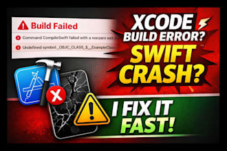 fix xcode build errors, swift bugs and ios app crashes