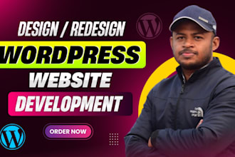 build, design, redesign, develop, clone or customize wordpress website