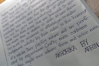 write beautiful handwritten notes, letters, and custom messages in low price