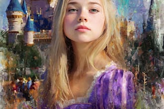 disney realistic portrait from disney portrait