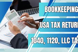 do us tax return,  bookkeeping, 1040, 1120 and lcc tax