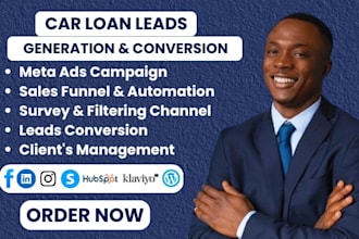 car loan auto finance leads mca leads lead generation business loan leads lead