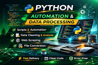 python scripts for data automation and analysis